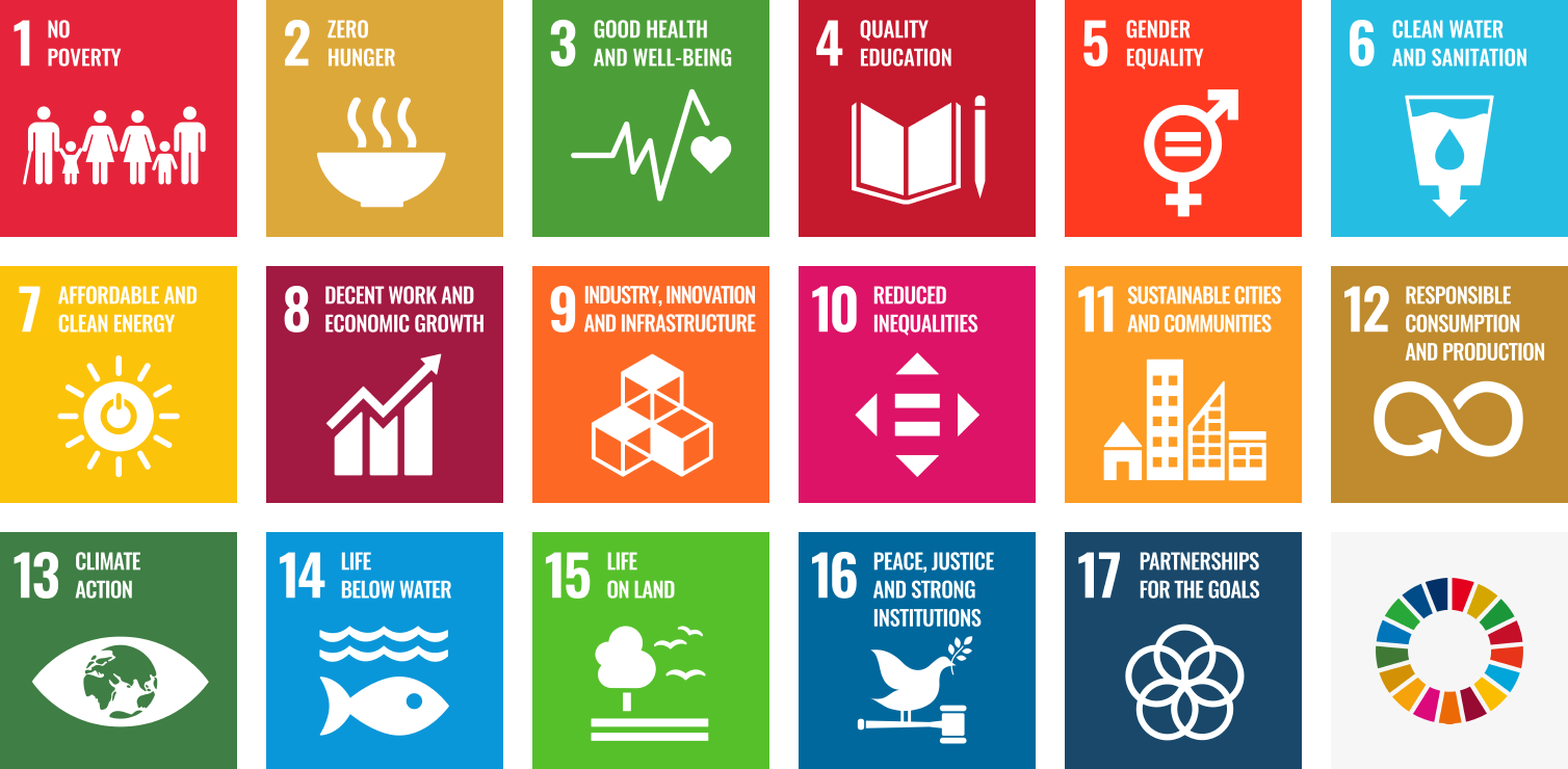 SDGs 17 icons